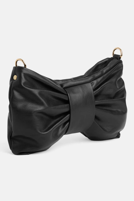 Clarissa Bow Crossbody - Black