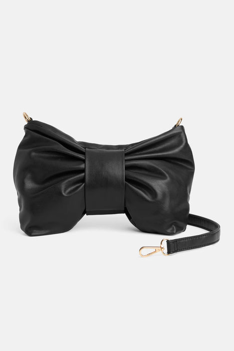 Clarissa Bow Crossbody - Black