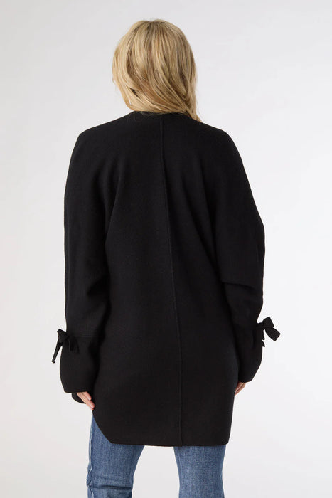 Heavenly-Luxe Bow Sleeve Cardigan with Pockets