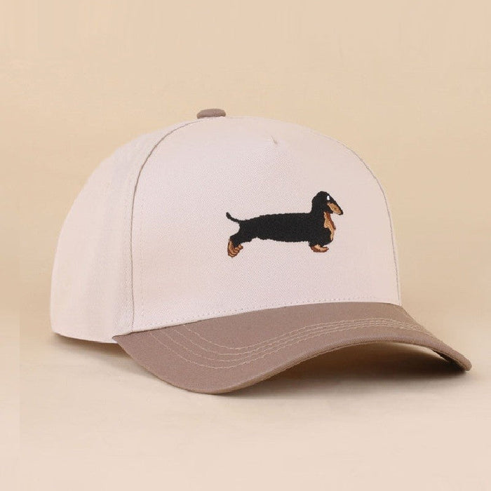 Dachshund Two Tone Cotton Hat