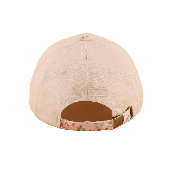 Floral Silly Goose Club Two Tone Cotton Hat