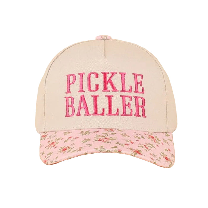 Floral Pickle Baller Two Tone Snapback Hat
