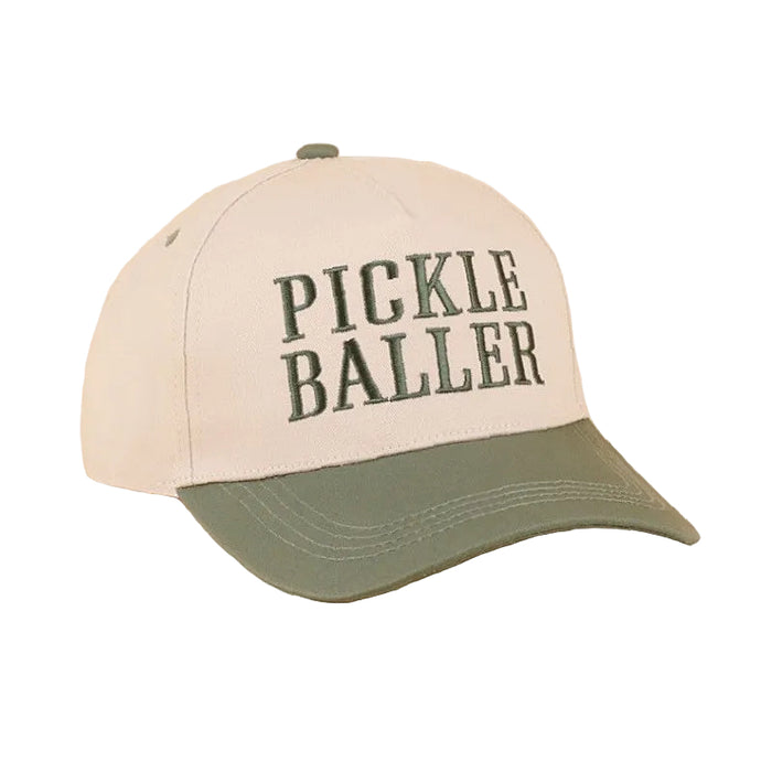 Green Pickle Baller Two Tone Snapback Hat