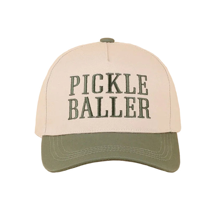 Green Pickle Baller Two Tone Snapback Hat
