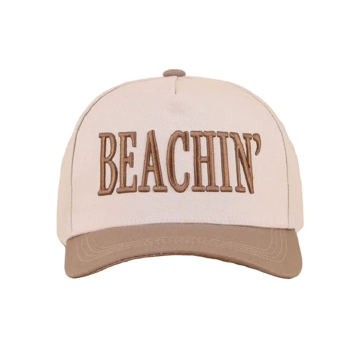 Tan Beachin' Two Tone Snapback Hat