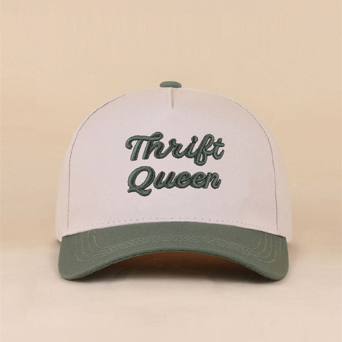 Green Thrift Queen Two Tone Snapback Hat