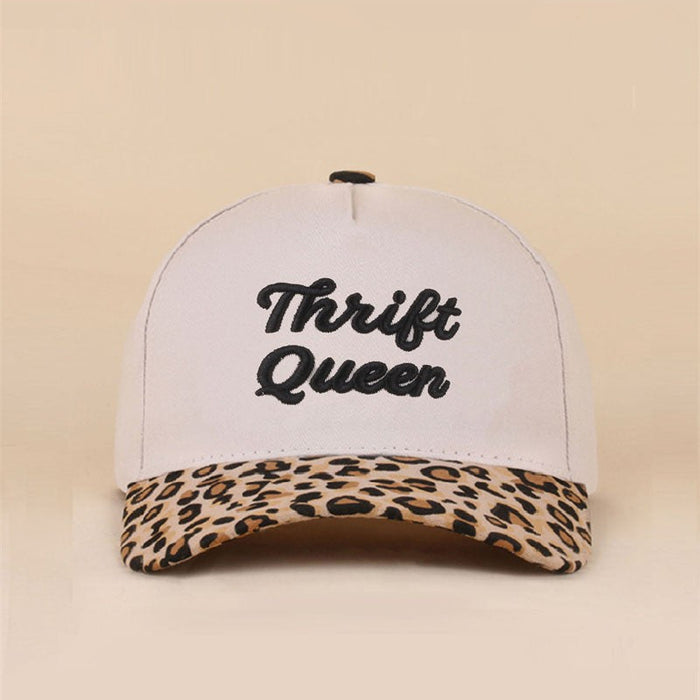 Leopard Thrift Queen Two Tone Snapback Hat