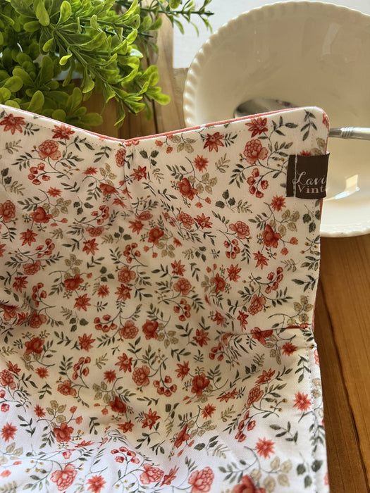 Mini Red Flowers Bowl Cozy