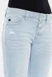 Petite Mid Rise Flare Jeans Kan Can