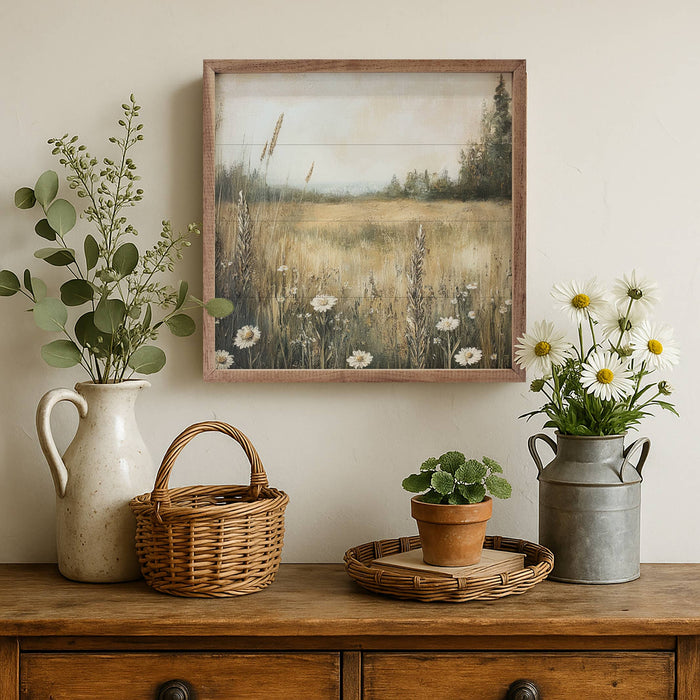 Daisy Meadow Framed Wall Art