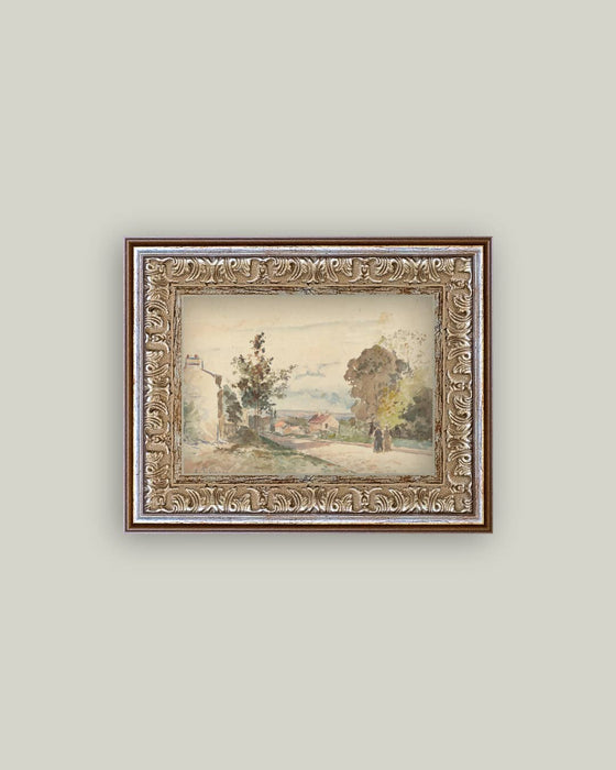 The Road From Versailles Framed Antique Art