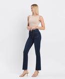 High Rise Mini Bootcut Jeans