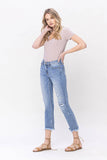 Vervet Improving Mid Rise Crop Slim Straight Jean