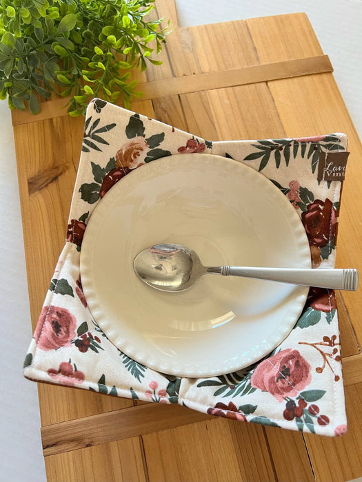 Mauve Florals Bowl Cozy