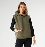 Fern Sherpa Lined Fleece Vest | S/M-2XL