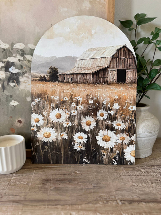 Summer Barn Wood Arch w/ Base - Mini