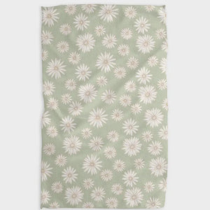 Daisy Days Neutral | Geometry Kitchen Dish Tea Towel