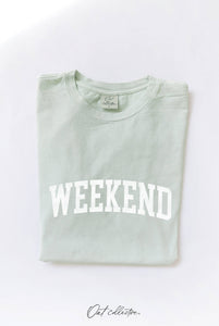 WEEKEND Mineral Graphic Top - Sage