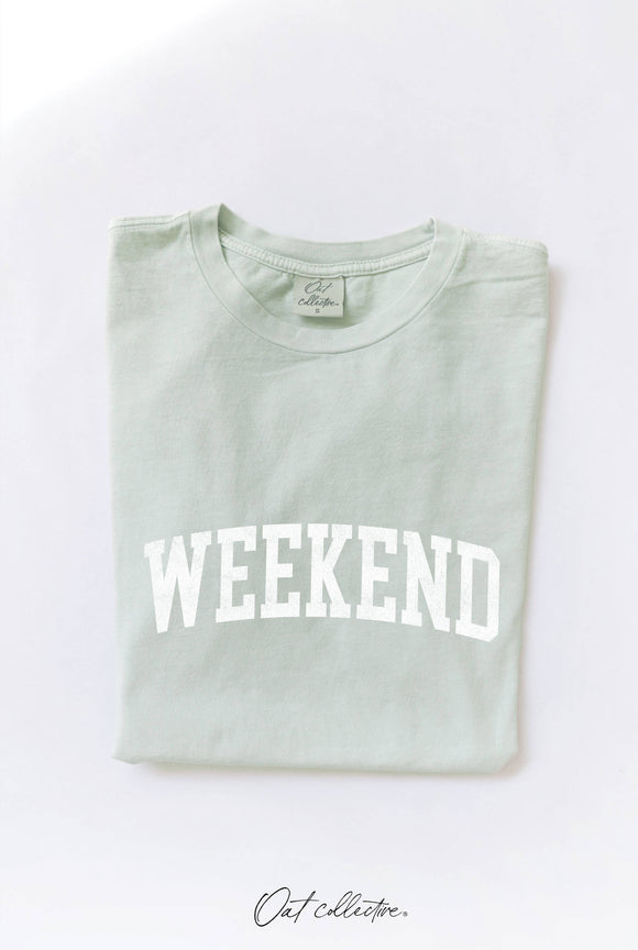 WEEKEND Mineral Graphic Top - Sage