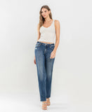 Mid Rise Straight Jeans | Happiness LV1250