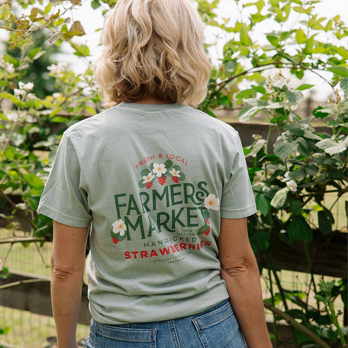 Strawberry Patch Farmers Market Tee - Bay