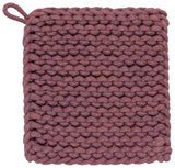 Ash Plum Knit Potholder