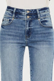 High Rise Slim Straight Jeans Kan Can