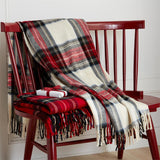 Tartan Plaid Fringe Throw