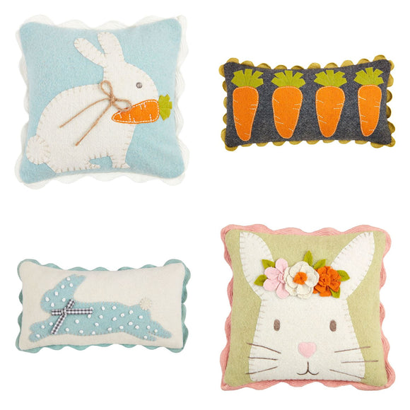Spring Felted Pillows