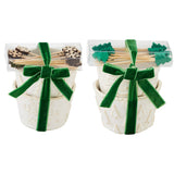 White Christmas Tidbit Bowl Sets