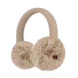 Faux Mink Fur Knitted Earmuffs