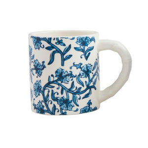 Cornflower Block Print Mug