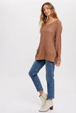 Mocha Loose Fit Sweater