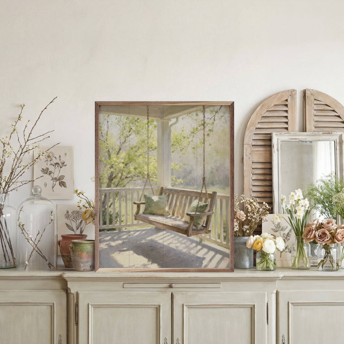 Just A Swinging Framed Wall Art