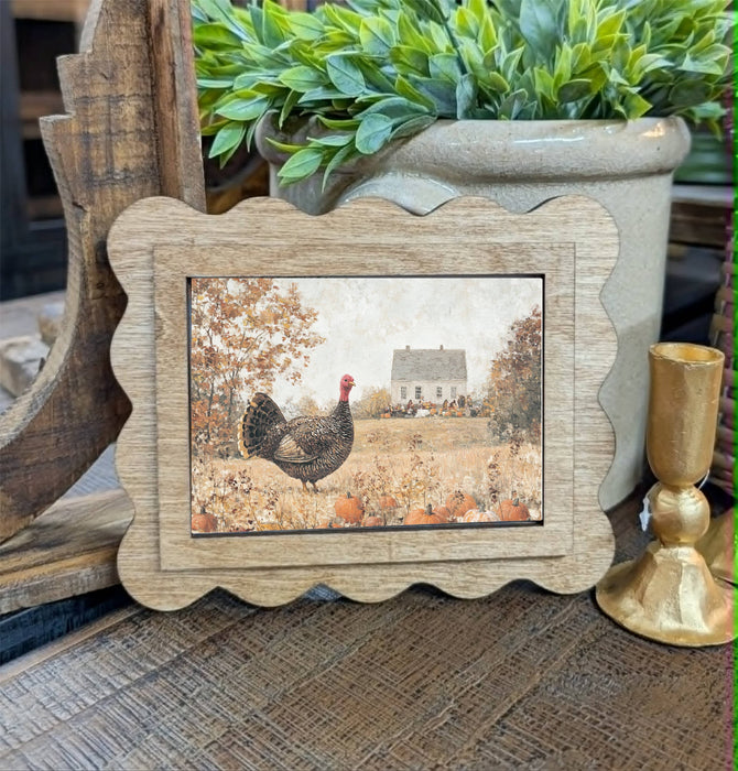 Thanksgiving Turkey Framed Art