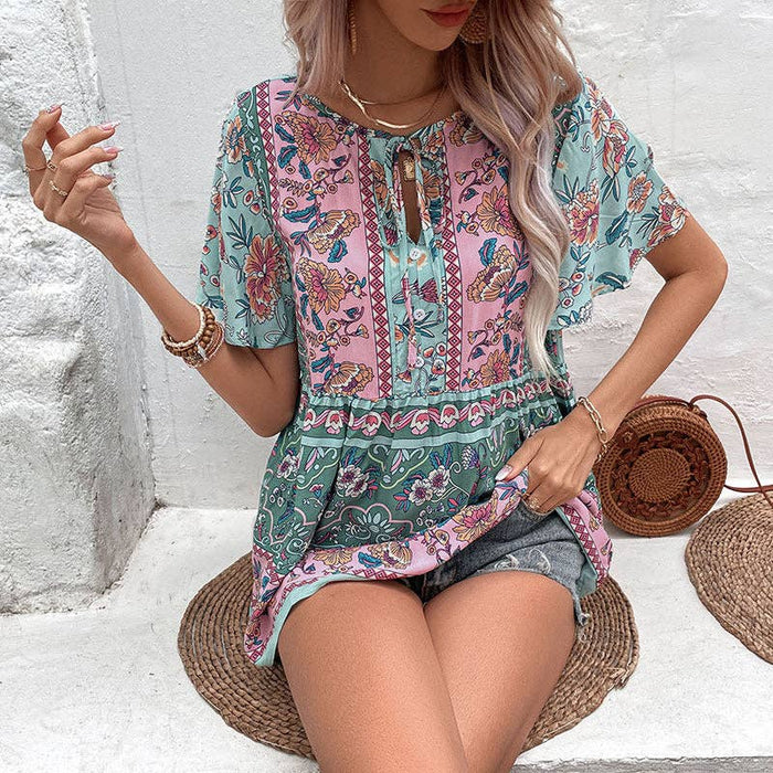 Boho Floral Blouse | S-XL