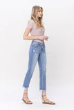 Vervet Improving Mid Rise Crop Slim Straight Jean