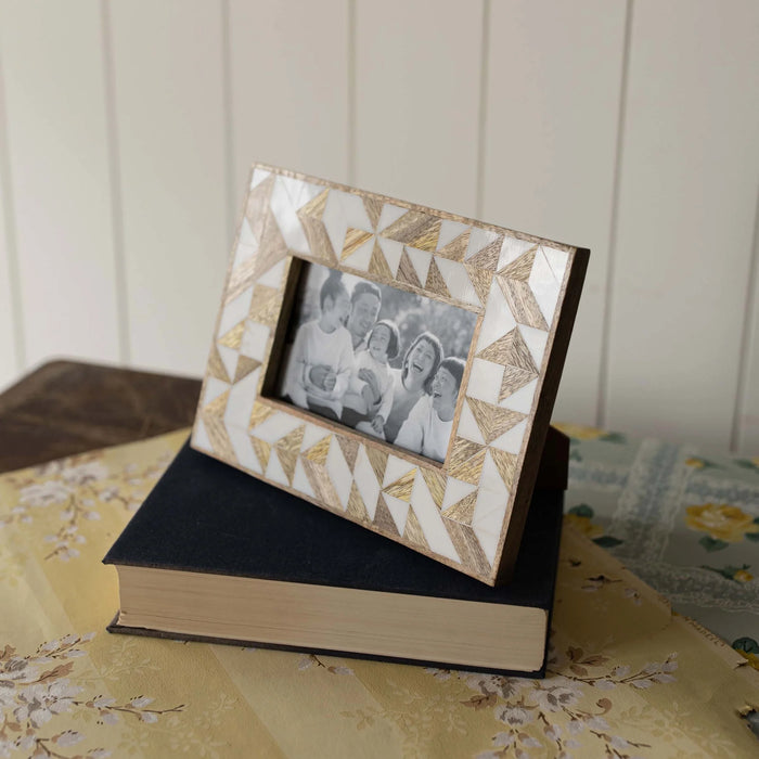 Barn Quilt 4x6" Photo Frame