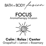 Focus Aromatherapy Infusion Roller Ball | Bath + Body Fusion