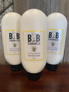 Lemongrass Goat Milk Lotion - 8 oz