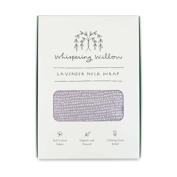 Neck Wrap, Lavender - Tranquil Gray - Aromatherapy