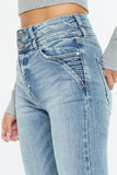 High Rise Cropped Bootcut Jeans Kan Can