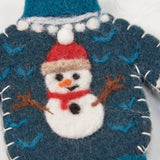 Frosty Sweater Ornament