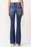 High Rise Flare Jeans LV1011