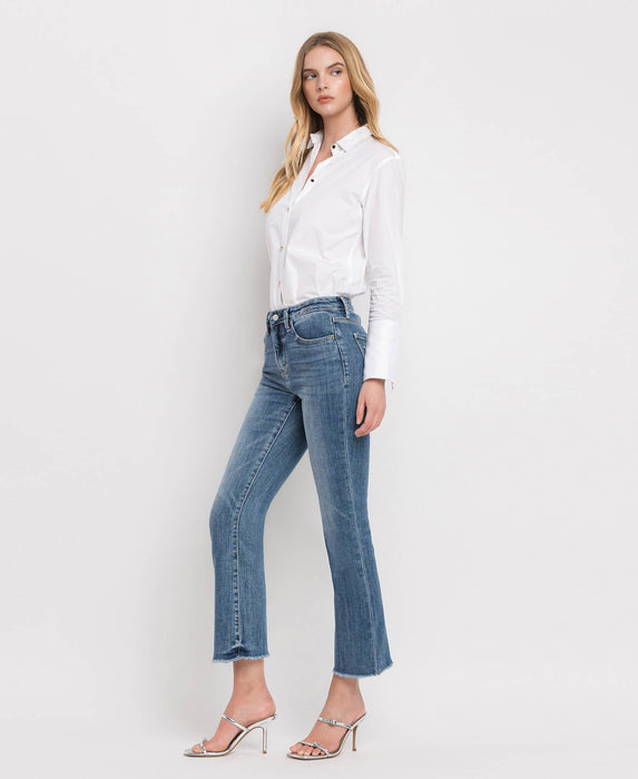 Lovervet High Rise Kick Flare Denim Jeans LV1054