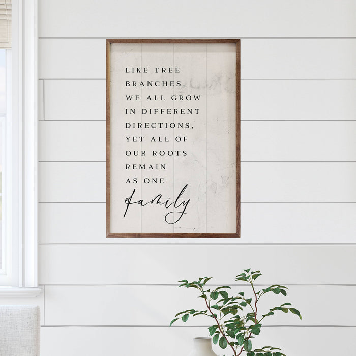 Family Branches Whitewash