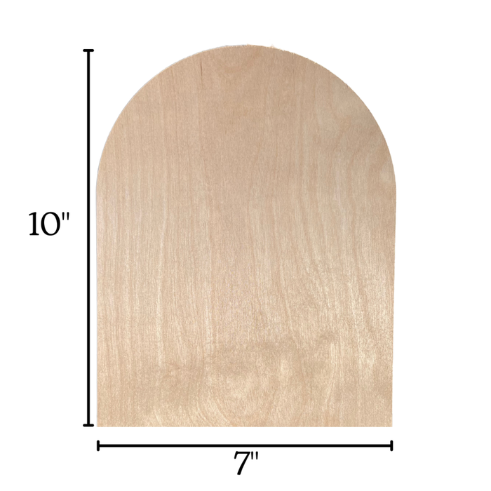 Summer Barn Arch Wood Print w/ Stand 7x10