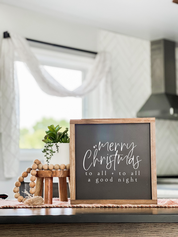 Merry Christmas to All | Christmas Home Decor