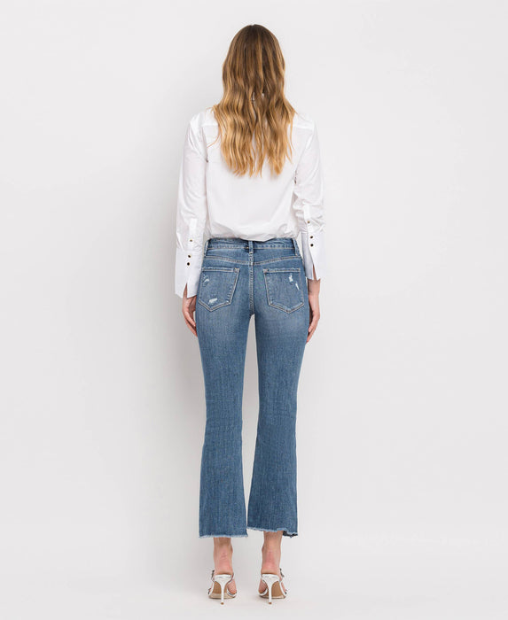Lovervet High Rise Kick Flare Denim Jeans LV1054