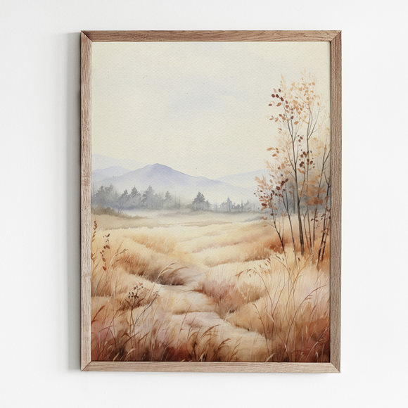 Autumn Field 5x7 Art Print